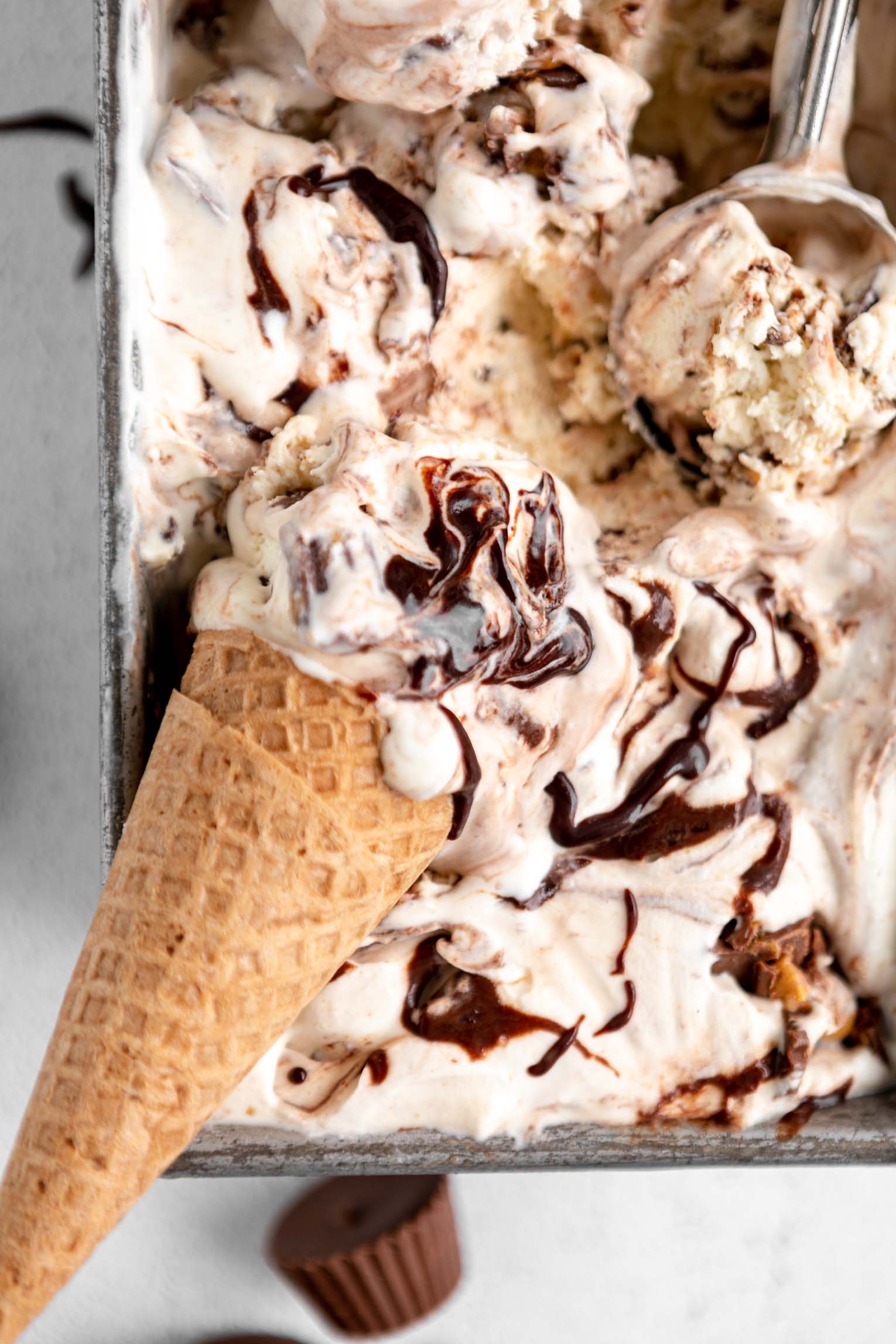 Want to make it homemade? Get the full list of Moose Tracks ice cream ingredients for your recipe!