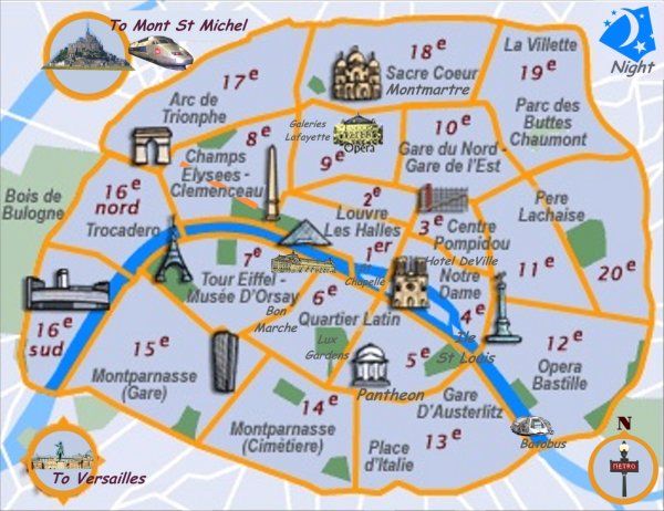 Trying to locate the Eiffel Tower position on a map? (We show its exact spot in Paris very clearly)