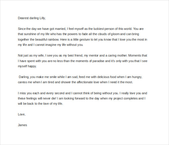 Writing a letter to my wife as I am dieing? Make every single word truly count for her.