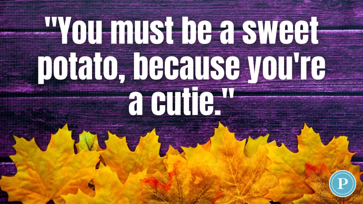 How to find thanksgiving pick up lines? Try these 20 great examples