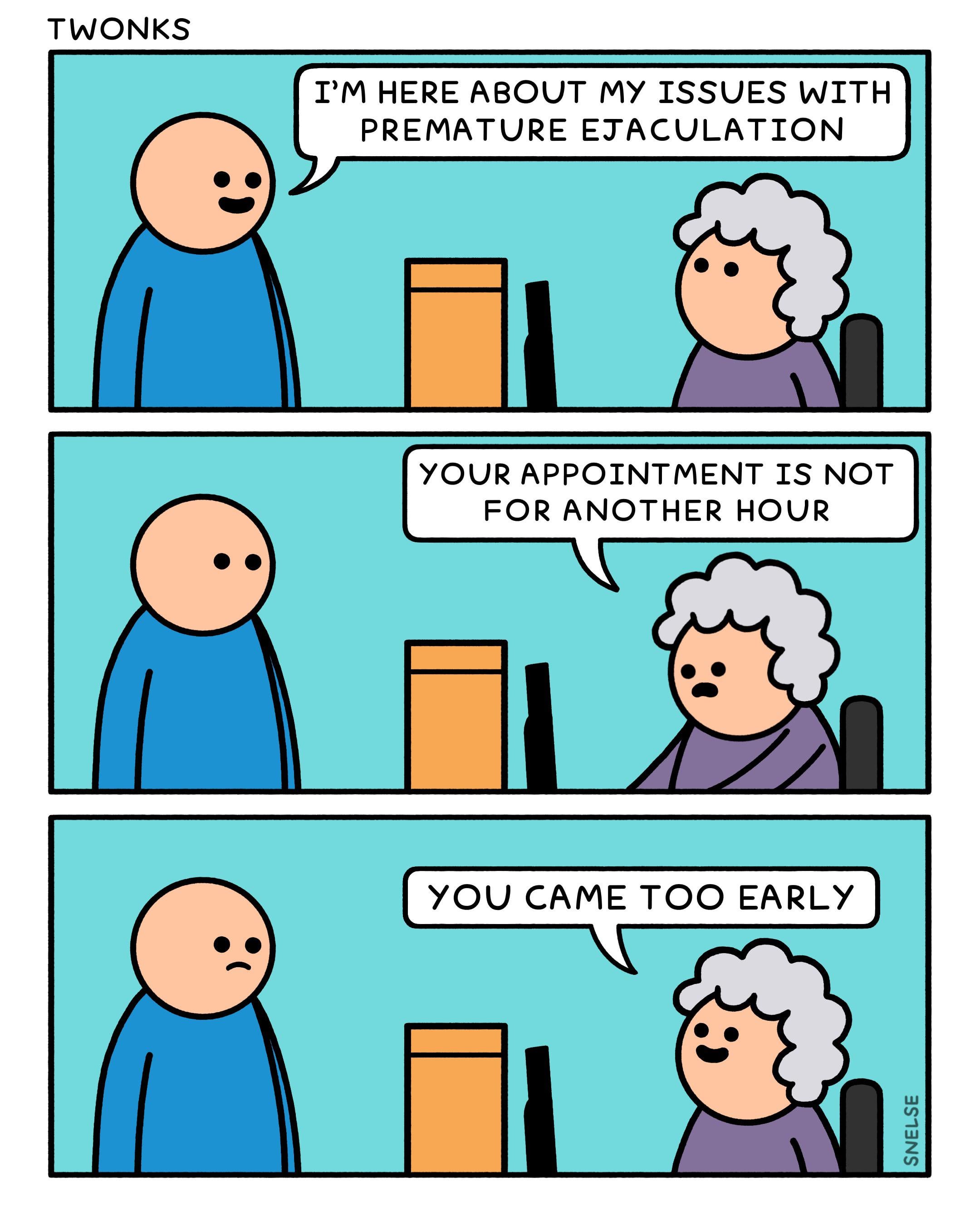 early ejaculation jokes