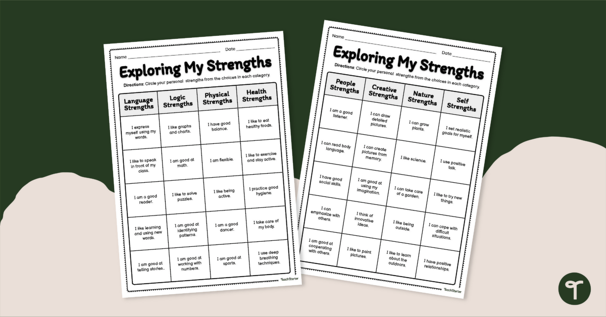 Where can you find the best identifying strengths worksheet (we have free, easy-to-use templates to get you started today)