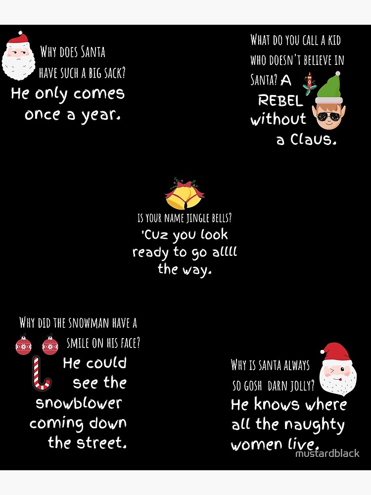 Need new xmas puns dirty this year? (Get the freshest and naughtiest jokes right here for you!)