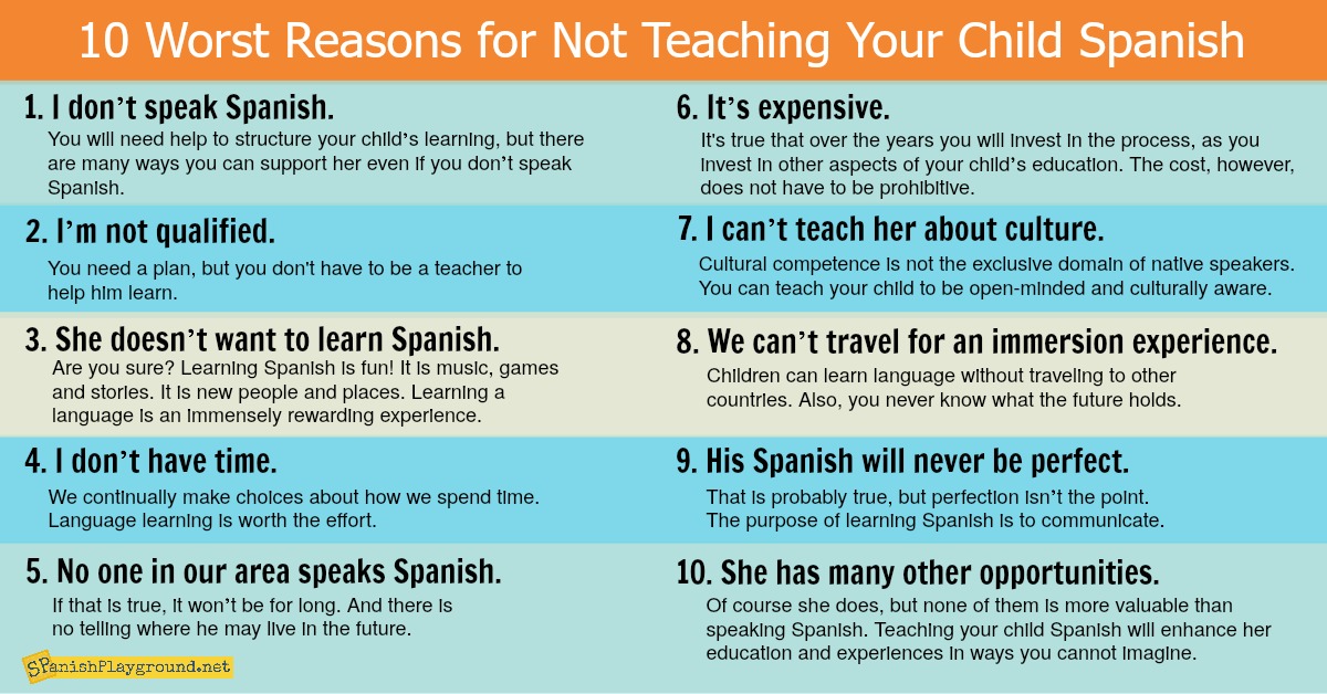 What if your parent chose not to teach me Spanish? Simple steps to embrace the language.