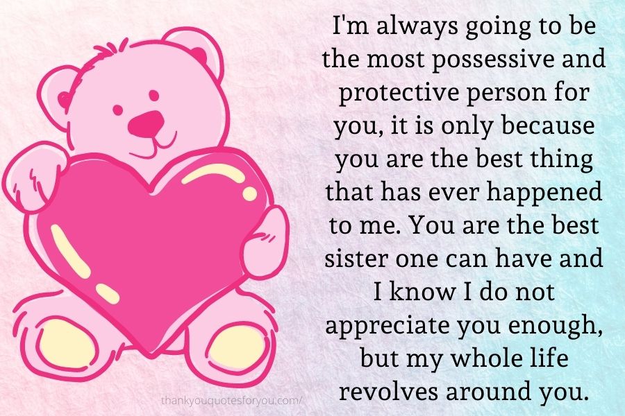 Do you need perfect sister thank you quotes for her? (Here are 5 sweet ideas to make her truly smile!)