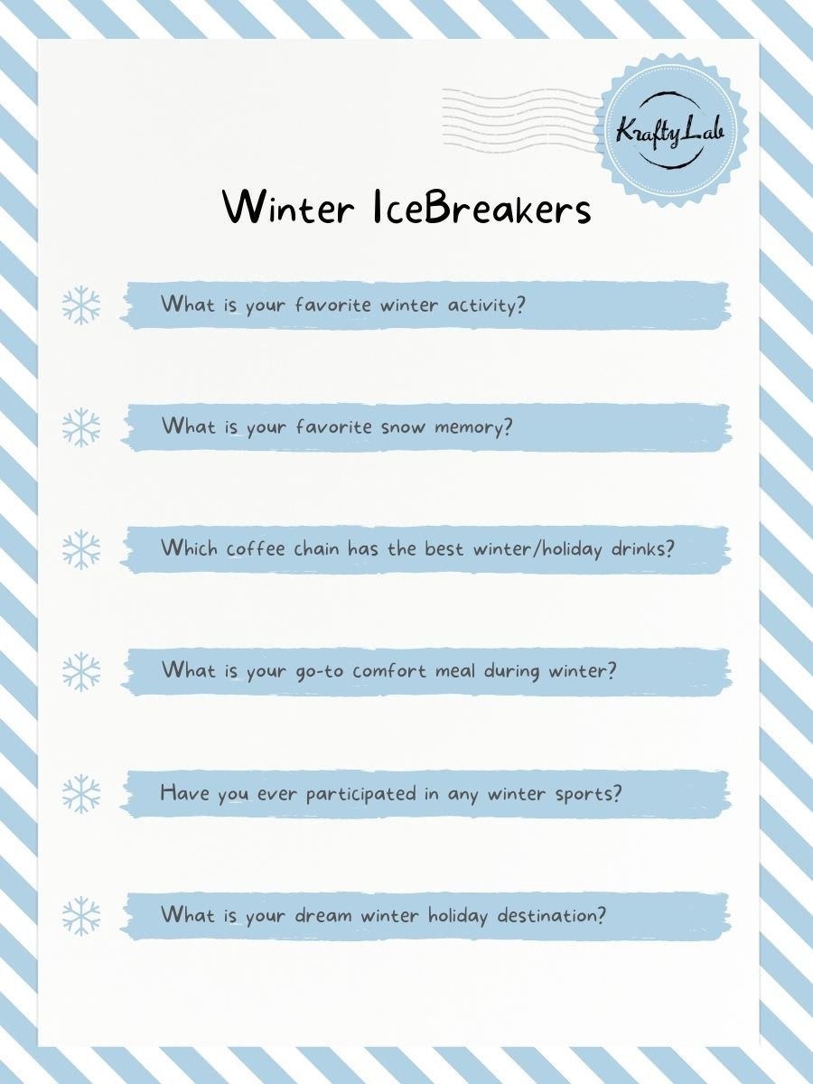 Need easy holiday ice breaker questions for your team? (These will help everyone connect and laugh!)