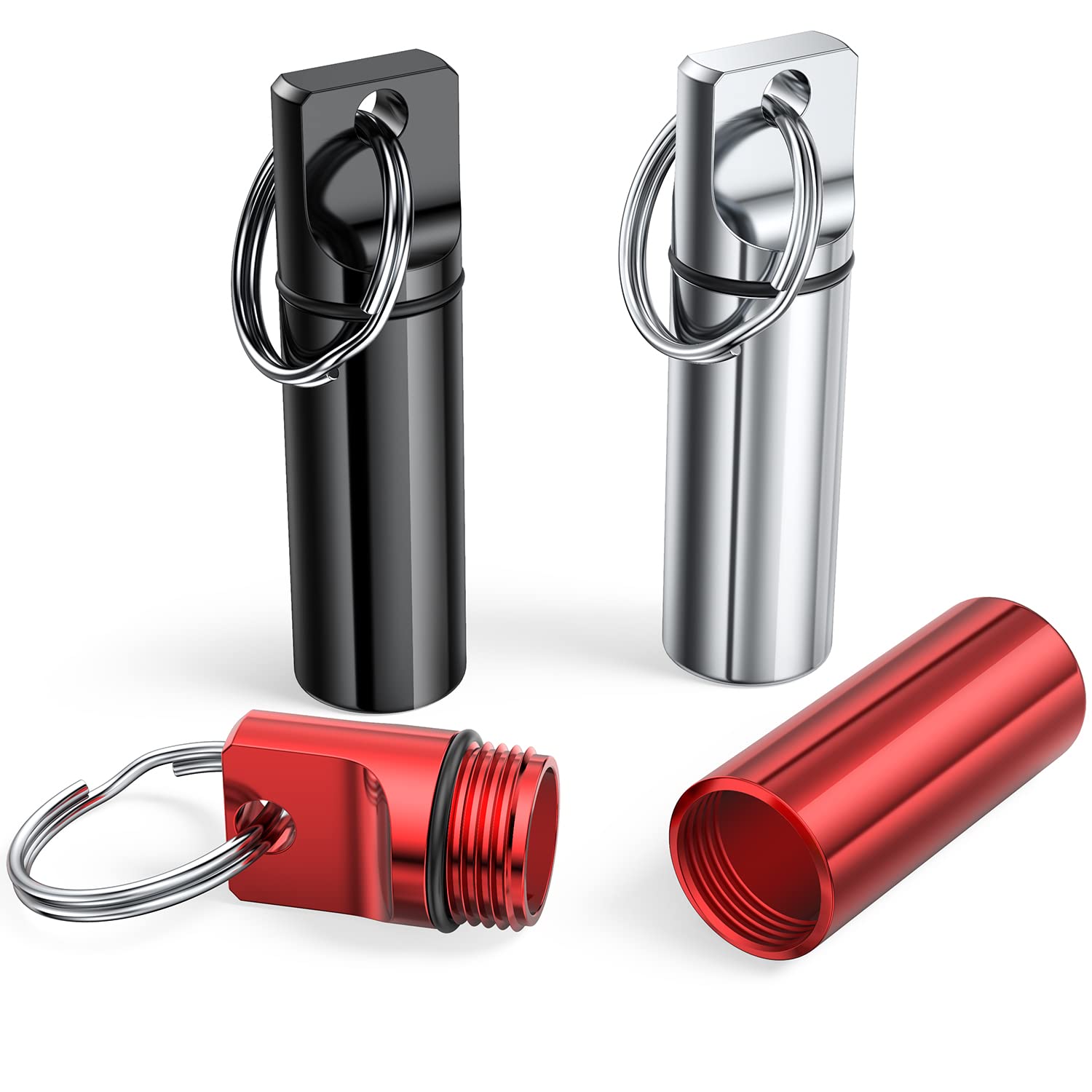 Silicone pill holder key chain: How does it work? Keeps your pills safe and easy to access on the go!