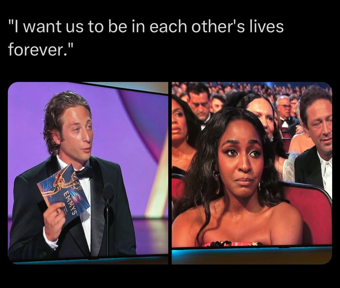 I want us to be in each others lives forever, is that too much to ask?