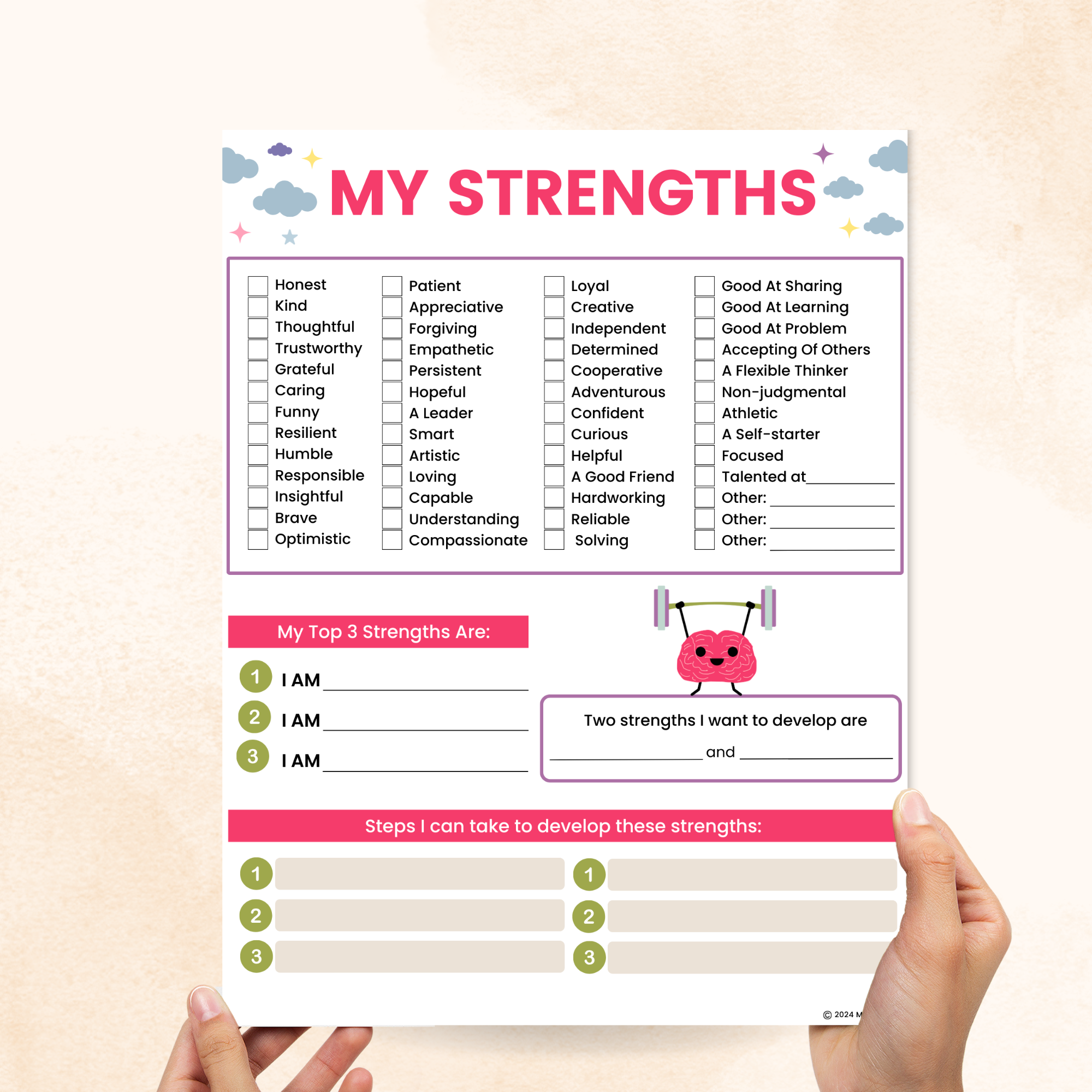 Where can you find the best identifying strengths worksheet (we have free, easy-to-use templates to get you started today)