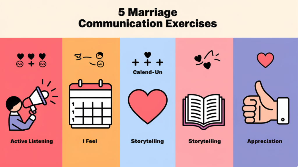 Beginner marriage exercises to improve communication - start connecting easily today