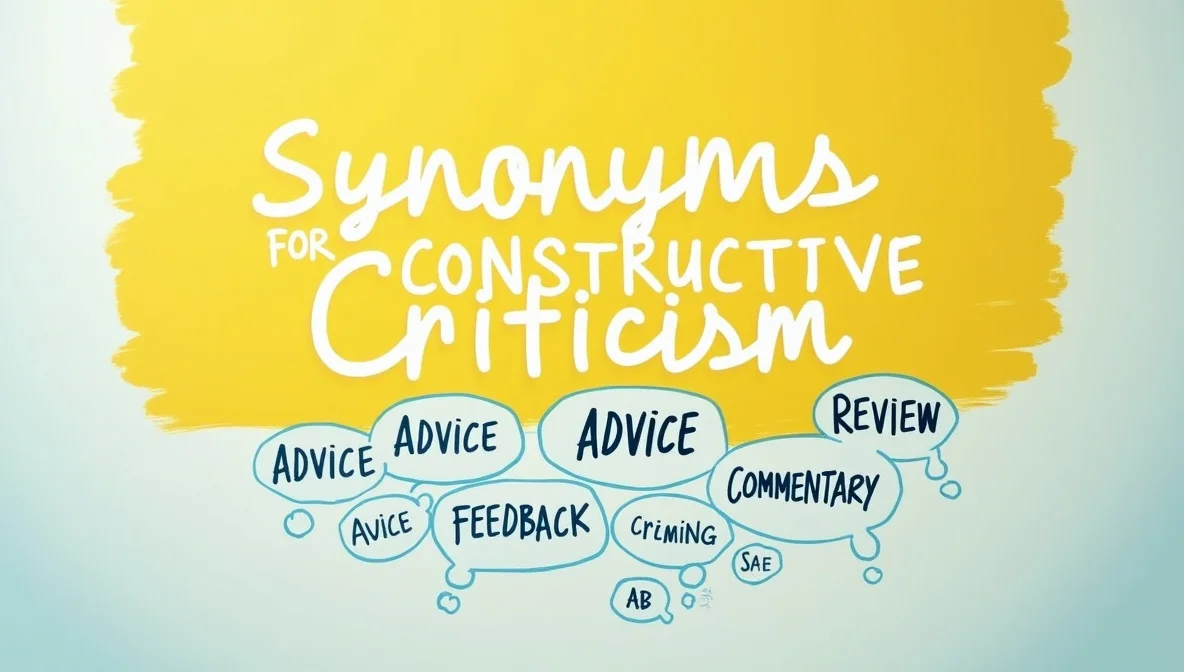 need another word for constructive criticism try these effective alternatives now