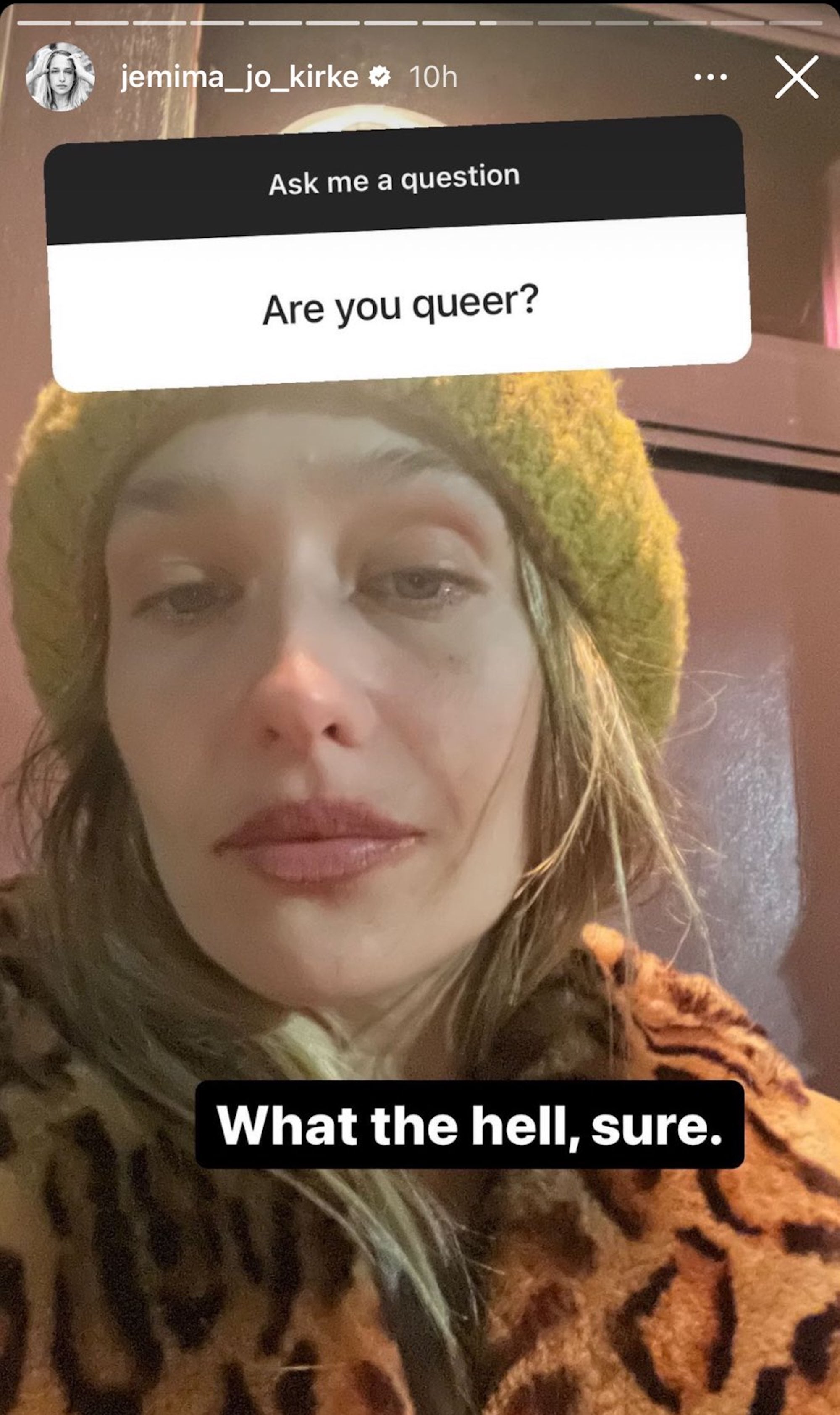 how to respond when asked are you queer what the hell sure
