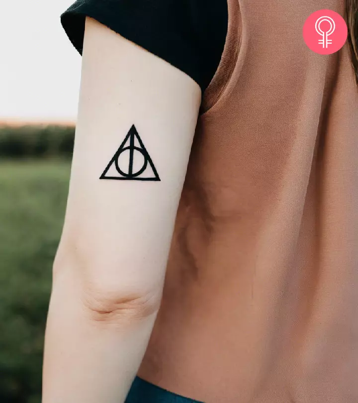 Simple Deathly Hallows Tattoo Designs? See Top 3 Minimalist Styles!