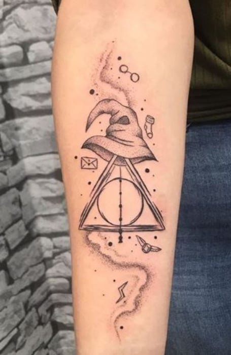 Simple Deathly Hallows Tattoo Designs? See Top 3 Minimalist Styles!