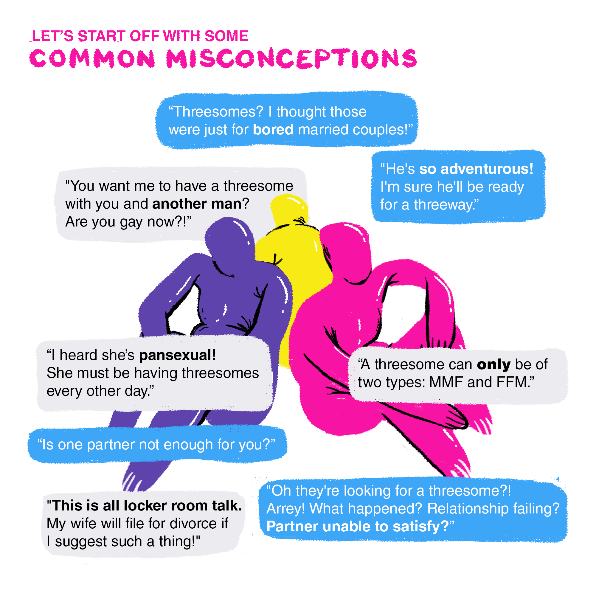 how to initiate a threesome what to say to your partner guide