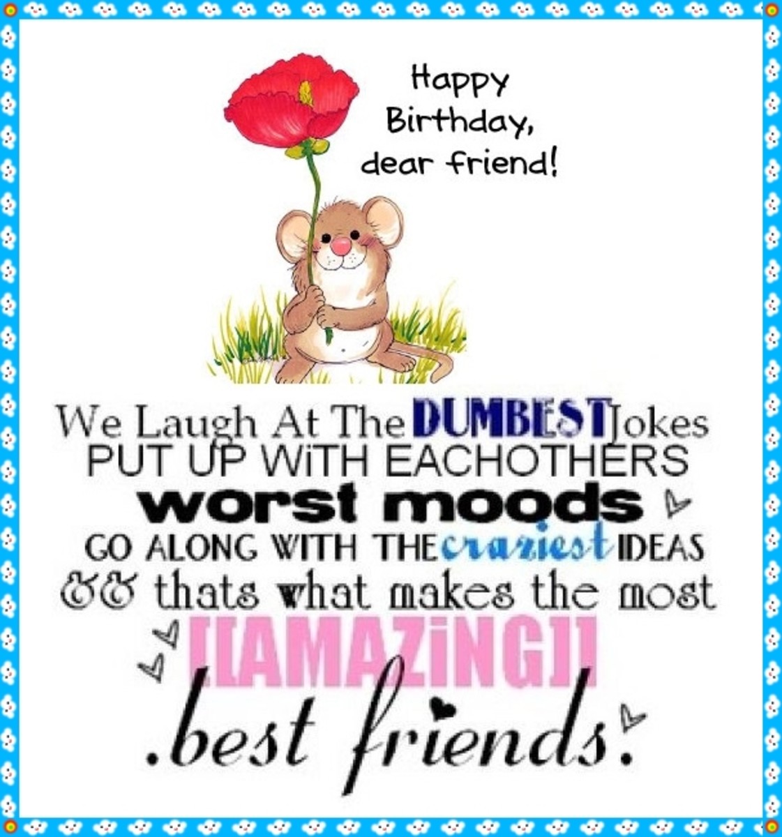 Letter of Happy Birthday to a Friend: What to Say Best Ideas