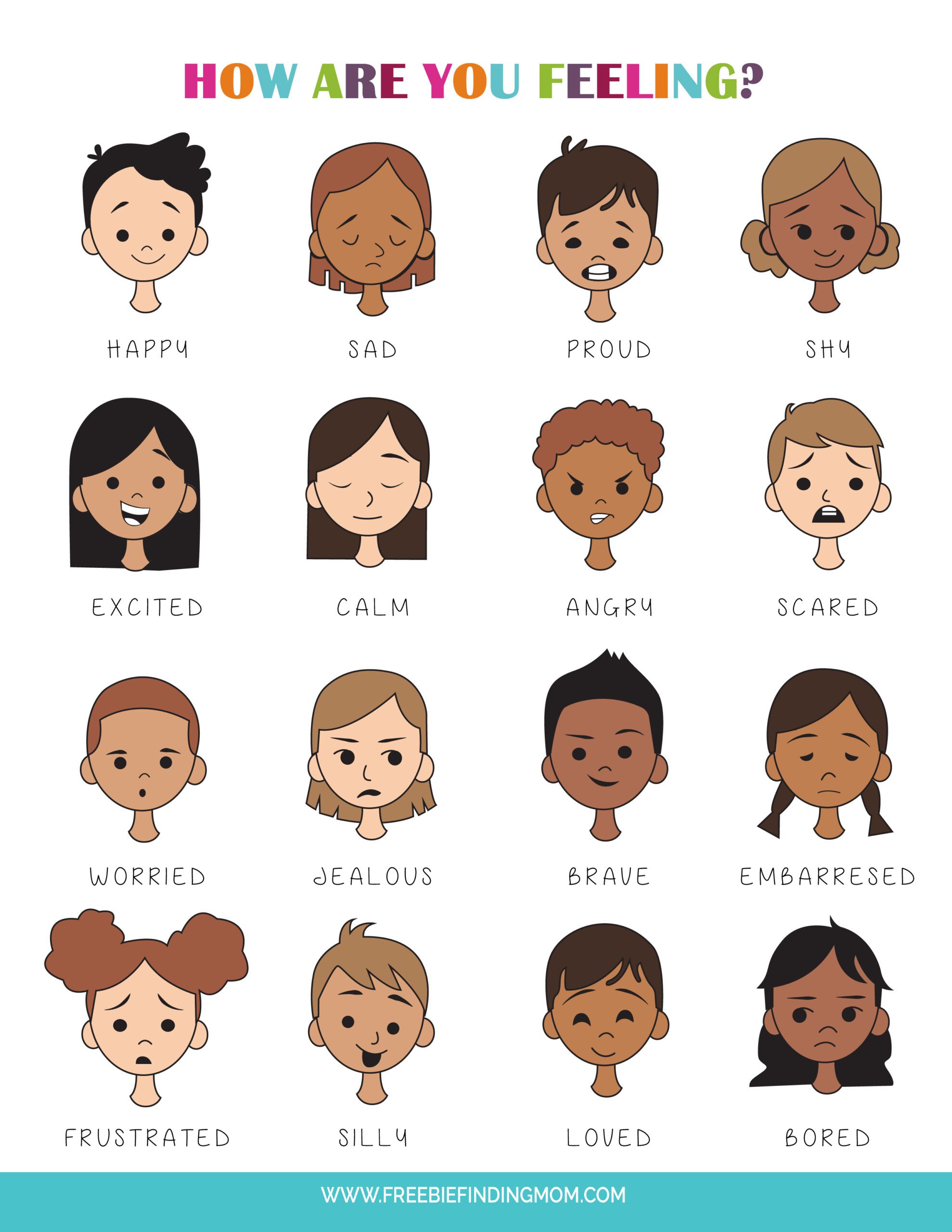 Feelings chart for kids printable free? Download fun templates now.