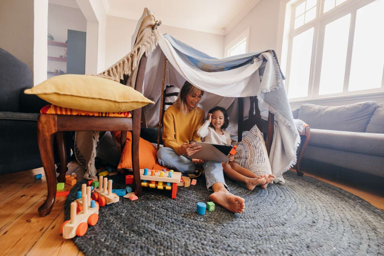 Living room fort activities? (Games to play inside fun)