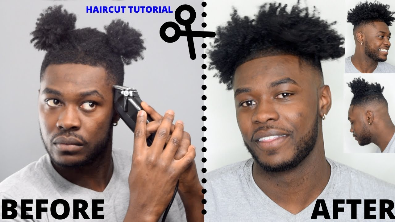 How to cut undercut afro step by step guide with pictures