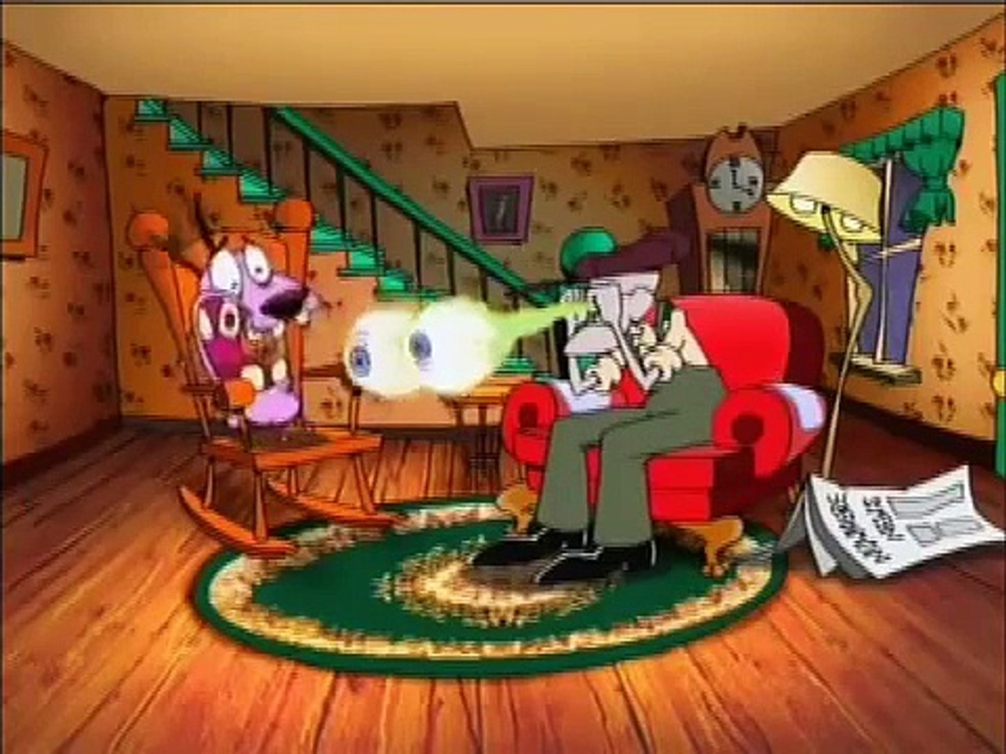 Courage the Cowardly Dog yelling scenes (Top 10 funny moments to watch)