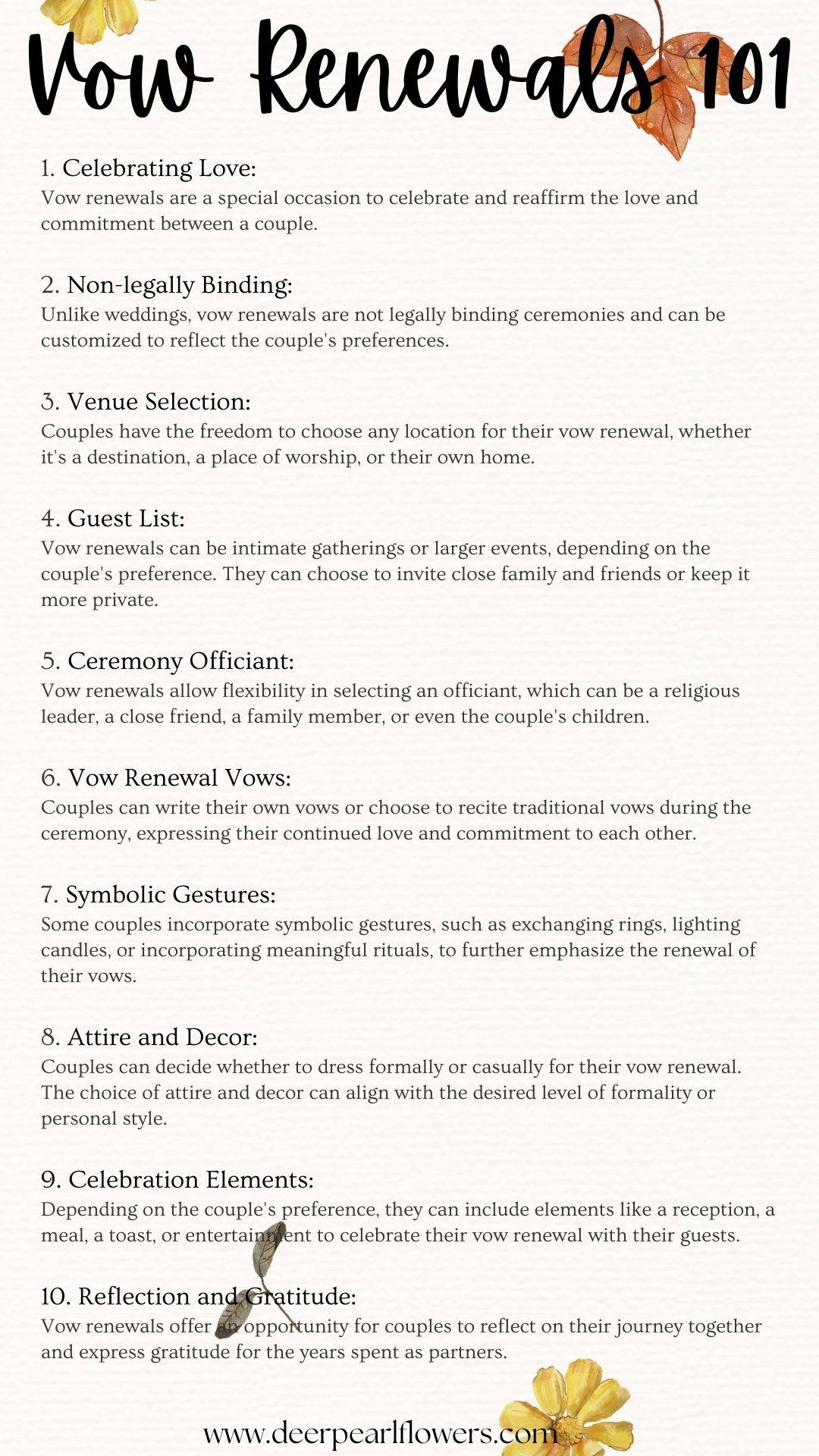 How to decide when to do a vow renewal? Simple guidelines explained!