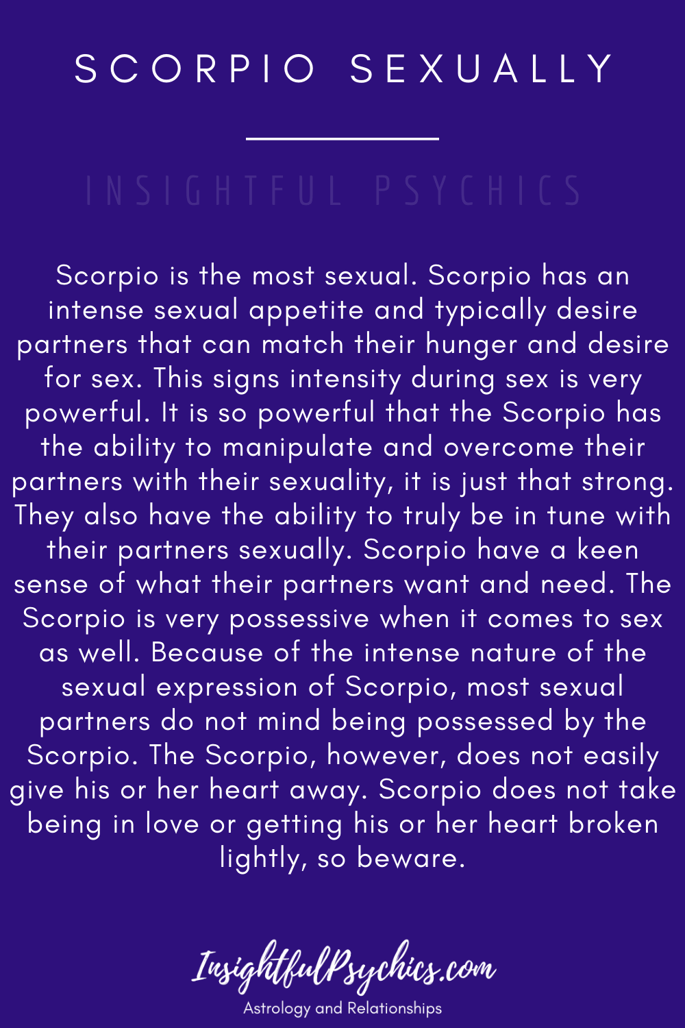 How Scorpio Woman And Sex Mix? Get Her Hot Tips For Guys!